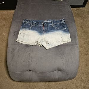 Denim booty shorts